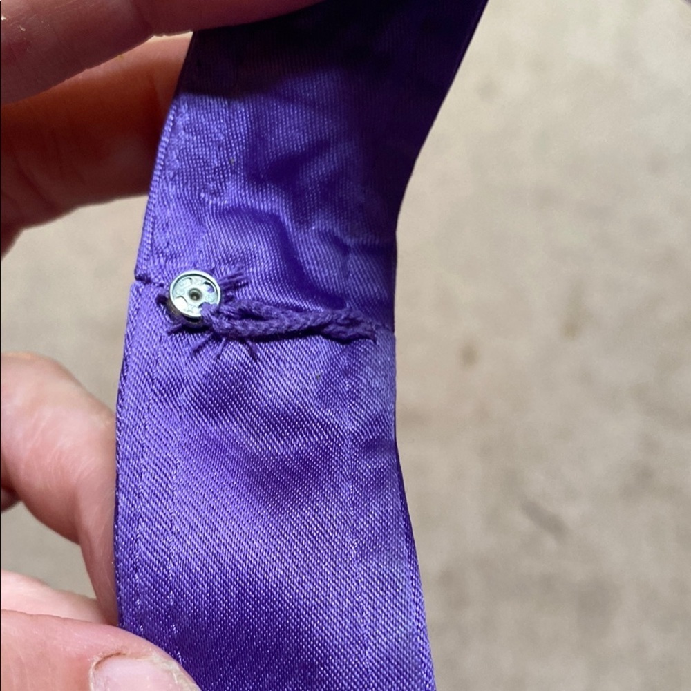 Purple Bodycon Satin Midi Dress with Square Neckline Sexy Bridesmaid Elegant - Picture 14 of 14